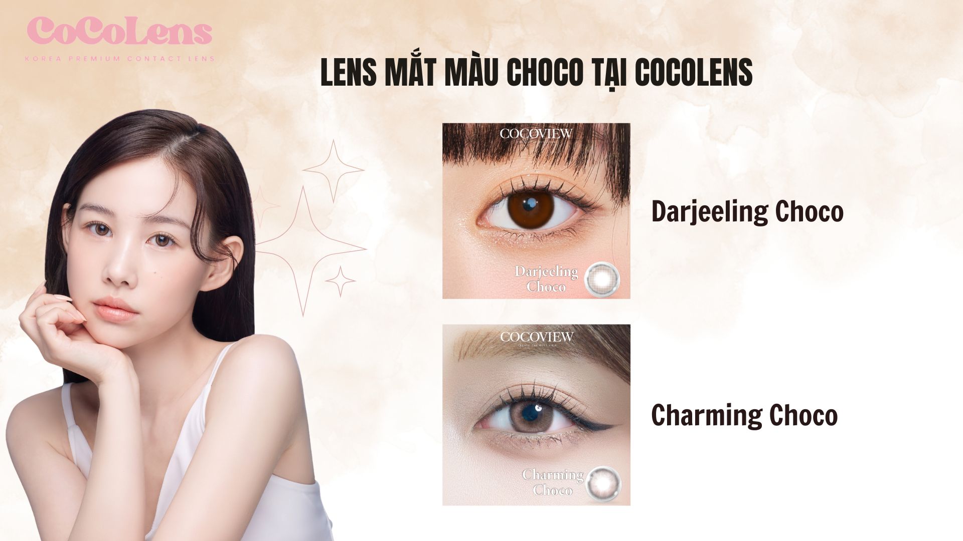 Lens màu choco