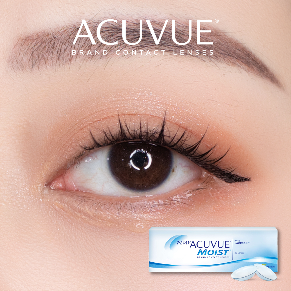 Kính áp tròng ACUVUE MOIST 1 DAY | (HSD 1 Ngày)