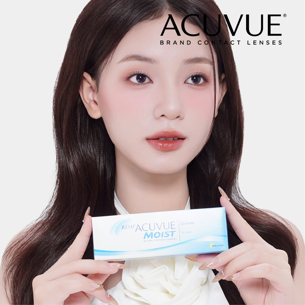 Kính áp tròng ACUVUE MOIST 1 DAY | (HSD 1 Ngày)