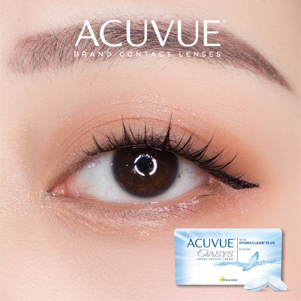 Kính Áp Tròng trong suốt ACUVUE OASYS 2 WEEK | (HSD 2 Tuần)