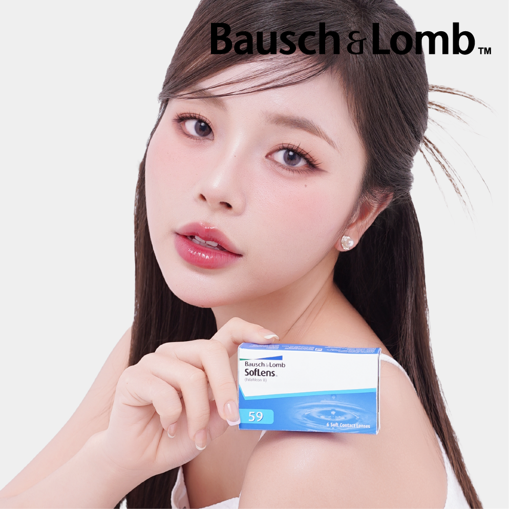 Kính áp tròng trong suốt BAUSCH & LOMB SOFLENS 59 | (HSD 1 THÁNG)