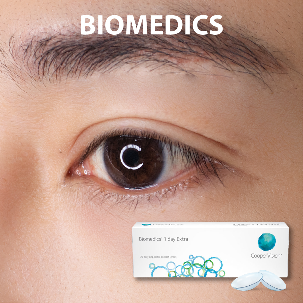 Kính Áp Tròng Trong Suốt BIOMEDICS 1 DAY EXTRA | (HSD 1 NGÀY )