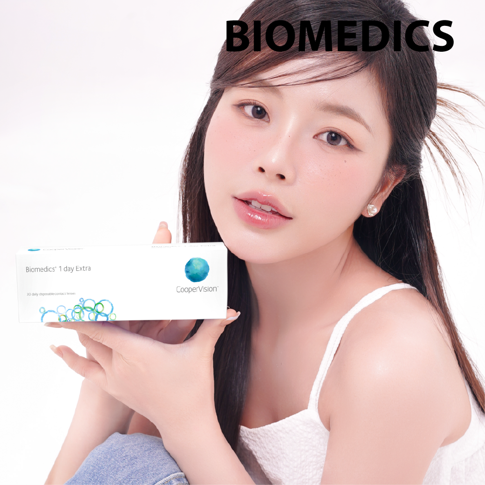 Kính Áp Tròng Trong Suốt BIOMEDICS 1 DAY EXTRA | (HSD 1 NGÀY )
