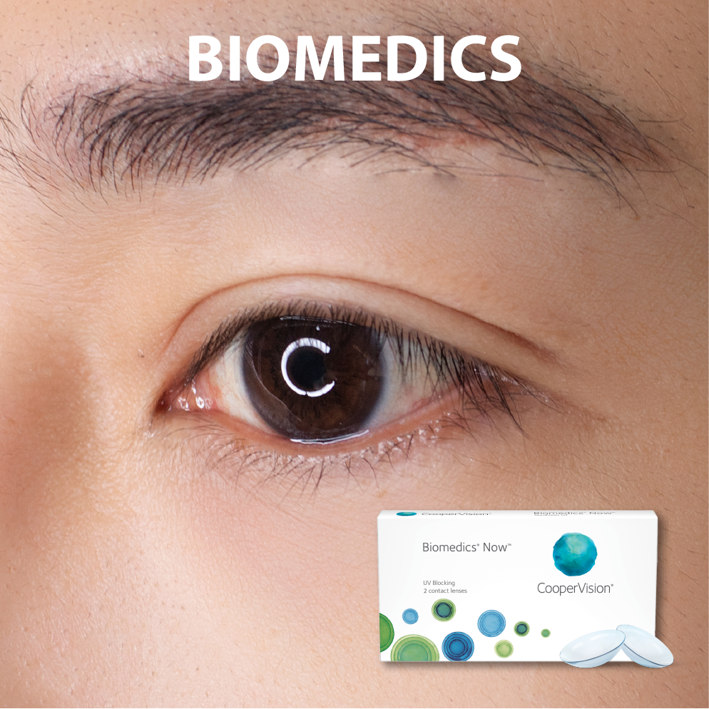 Kính áp tròng trong suốt BIOMEDICS NOW | (HSD 3 THÁNG)