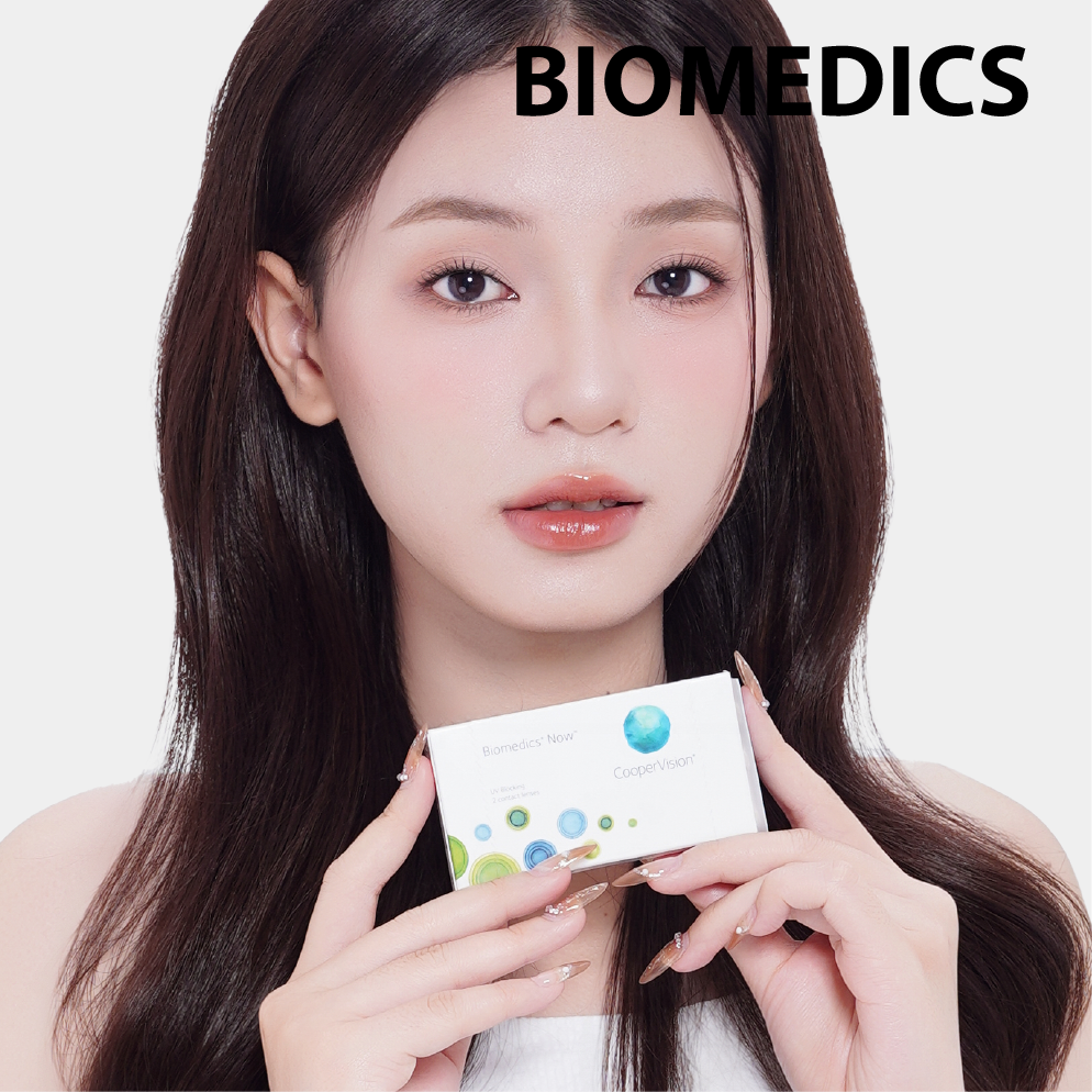 Kính áp tròng trong suốt BIOMEDICS NOW | (HSD 3 THÁNG)