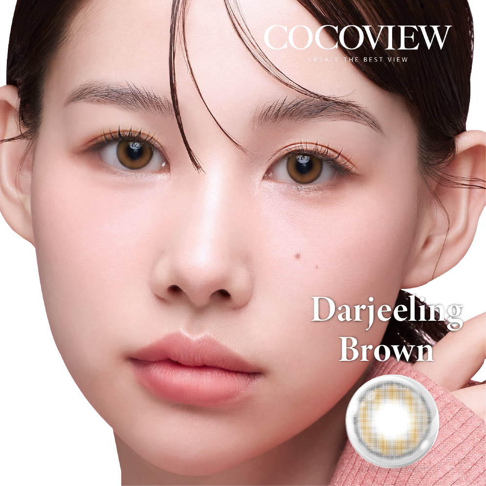 Kính áp tròng COCOVIEW DARJEELING BROWN - E253 BROWN | (HSD 1 – 3 tháng)