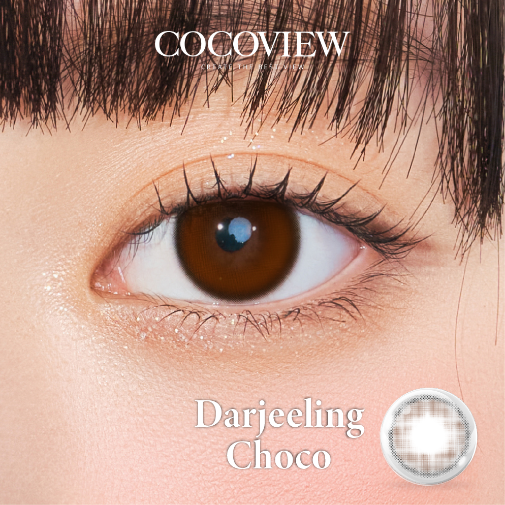 Kính áp tròng COCOVIEW DARJEELING CHOCO - E253 CHOCO | (HSD 1 – 3 tháng)