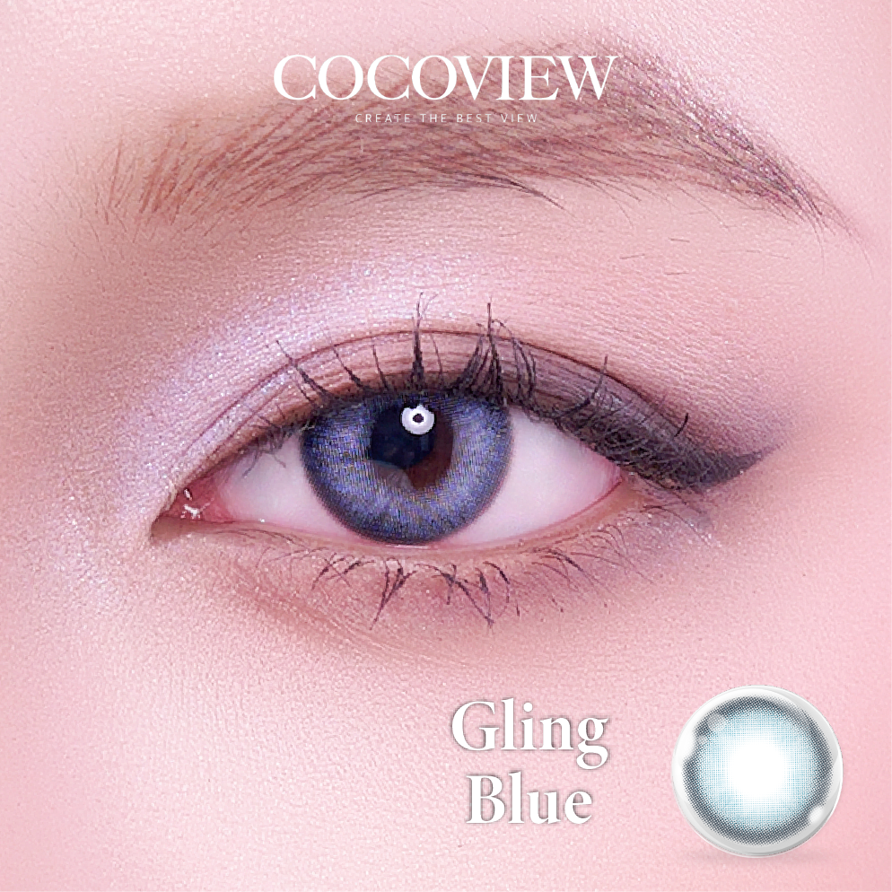 Kính áp tròng COCOVIEW GLING BLUE - C105 BLUE | (HSD 1 – 3 tháng)