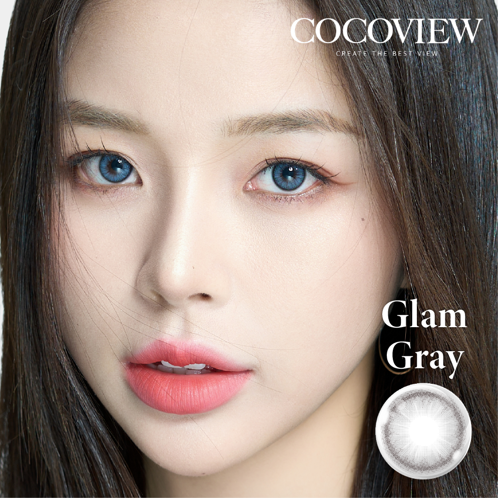 Kính áp tròng COCOVIEW GLAM GRAY - G198 GRAY | (HSD 1 NGÀY)