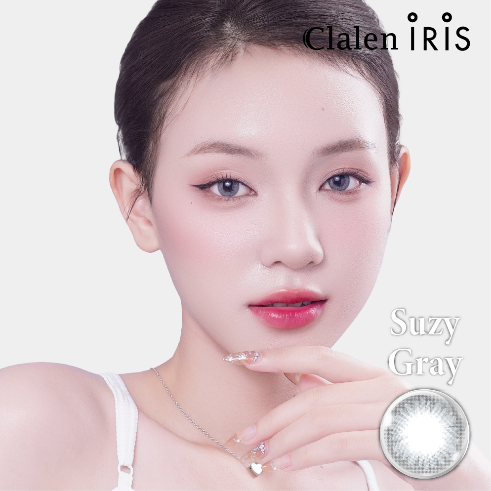 Kính Áp Tròng CLALEN IRIS 1 DAY SUZY GRAY | (HSD 1 NGÀY)