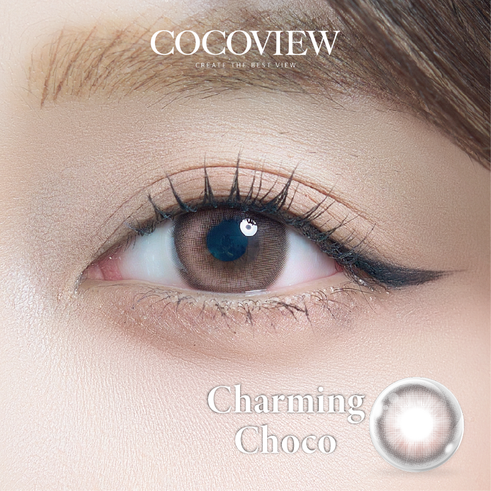 Kính áp tròng COCOVIEW CHARMING CHOCO - A202 CHOCO | (HSD 3-6 tháng) 1 CHIẾC