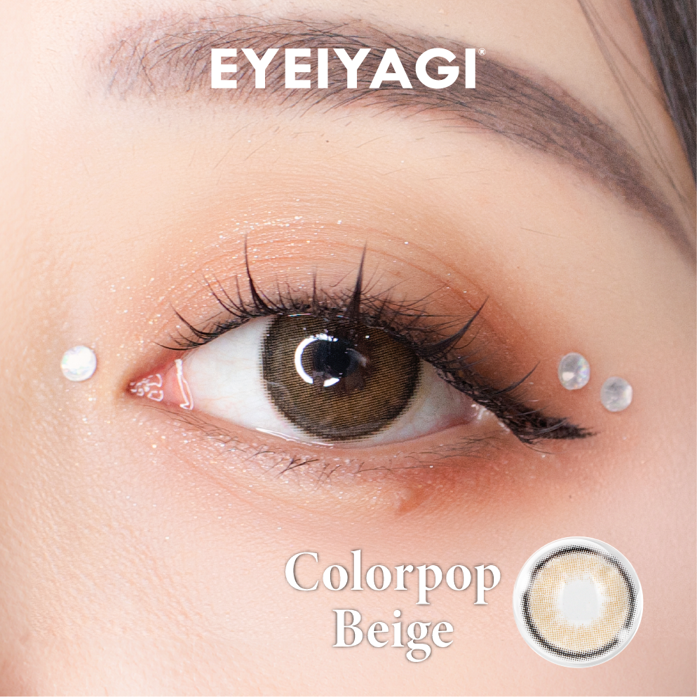 Kính Áp Tròng EYE IYAGI COLORPOP BEIGE  | (HSD 1-3 tháng)