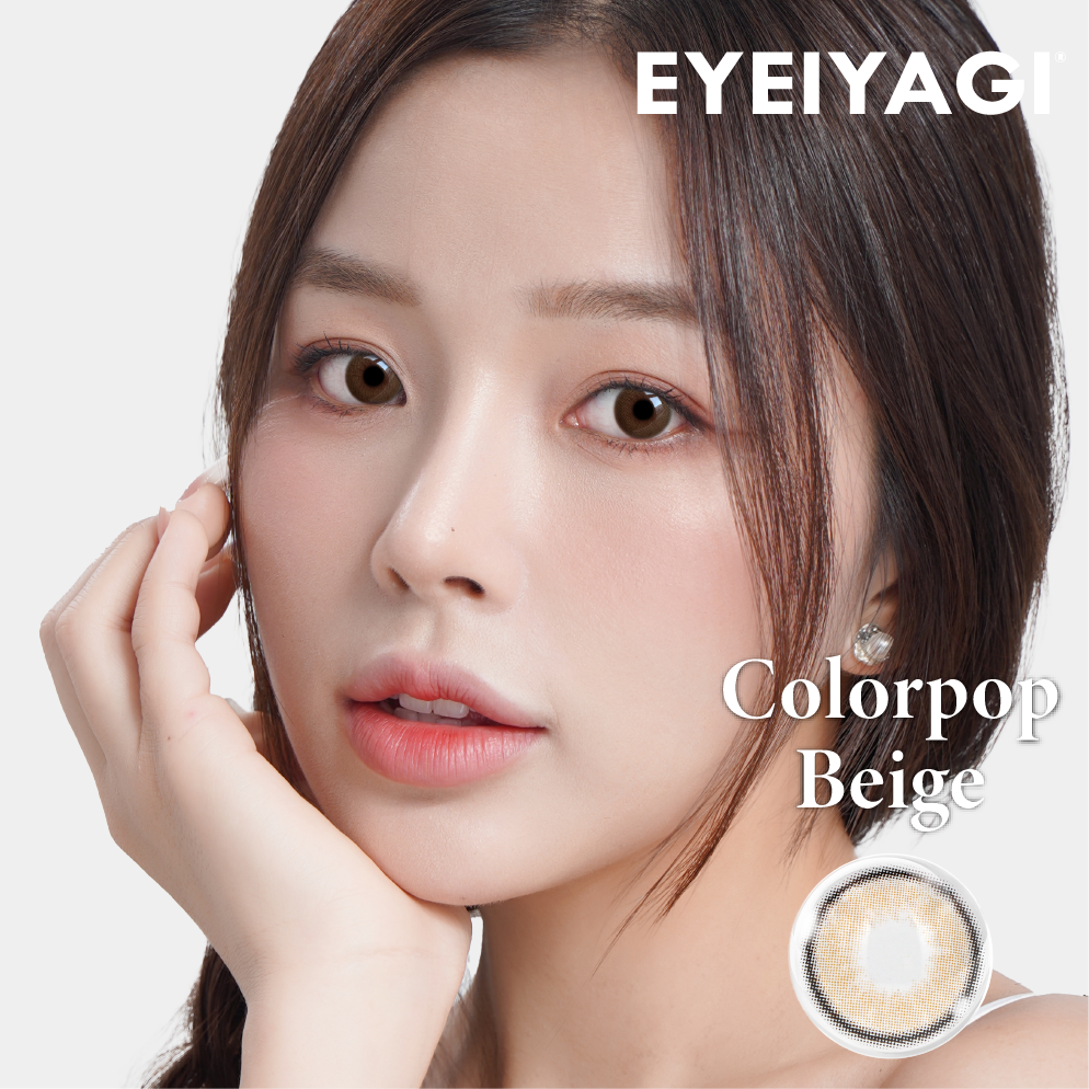 Kính Áp Tròng EYE IYAGI COLORPOP BEIGE  | (HSD 1-3 tháng)
