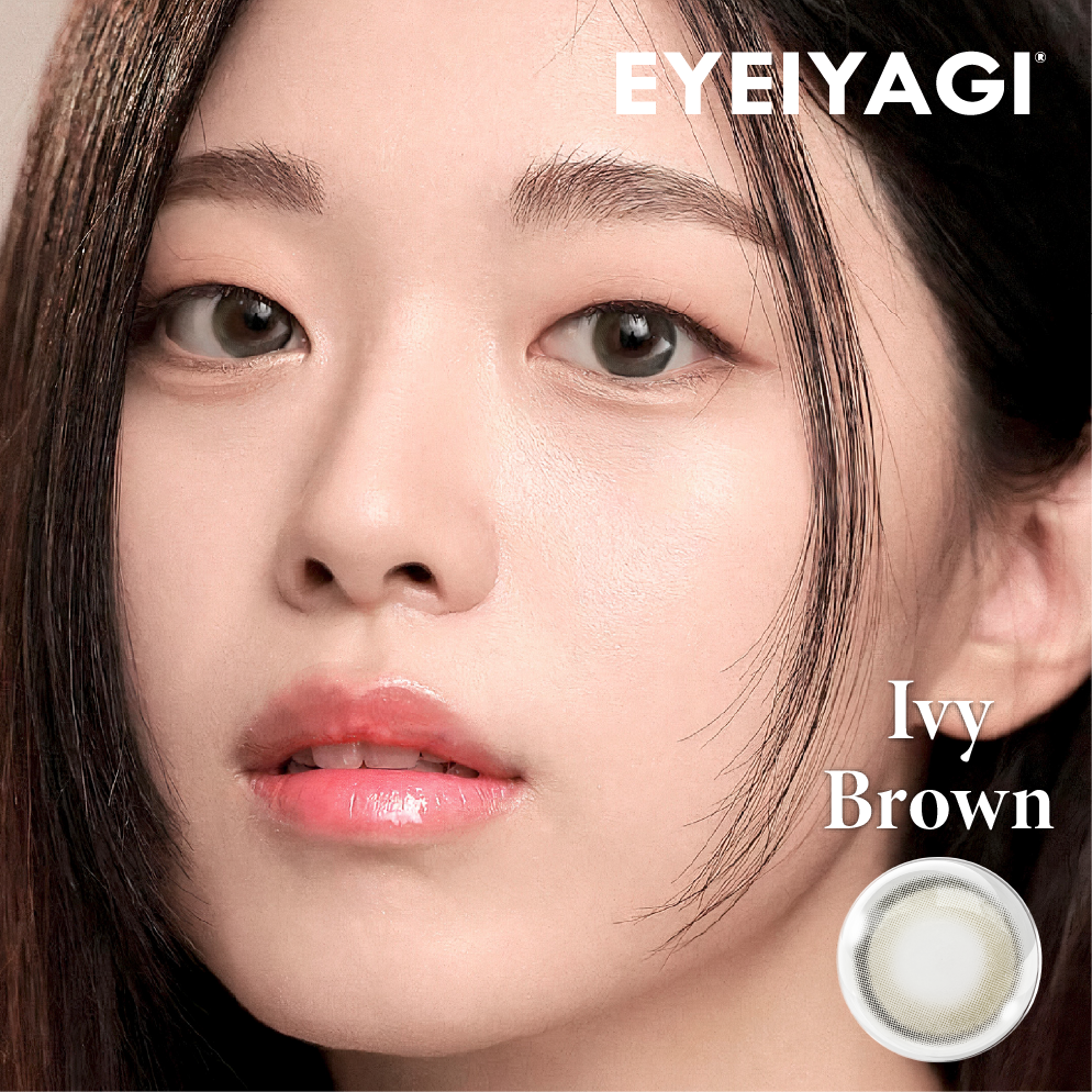 Kính Áp Tròng EYE IYAGI IVY BROWN | (HSD 1-3 tháng)