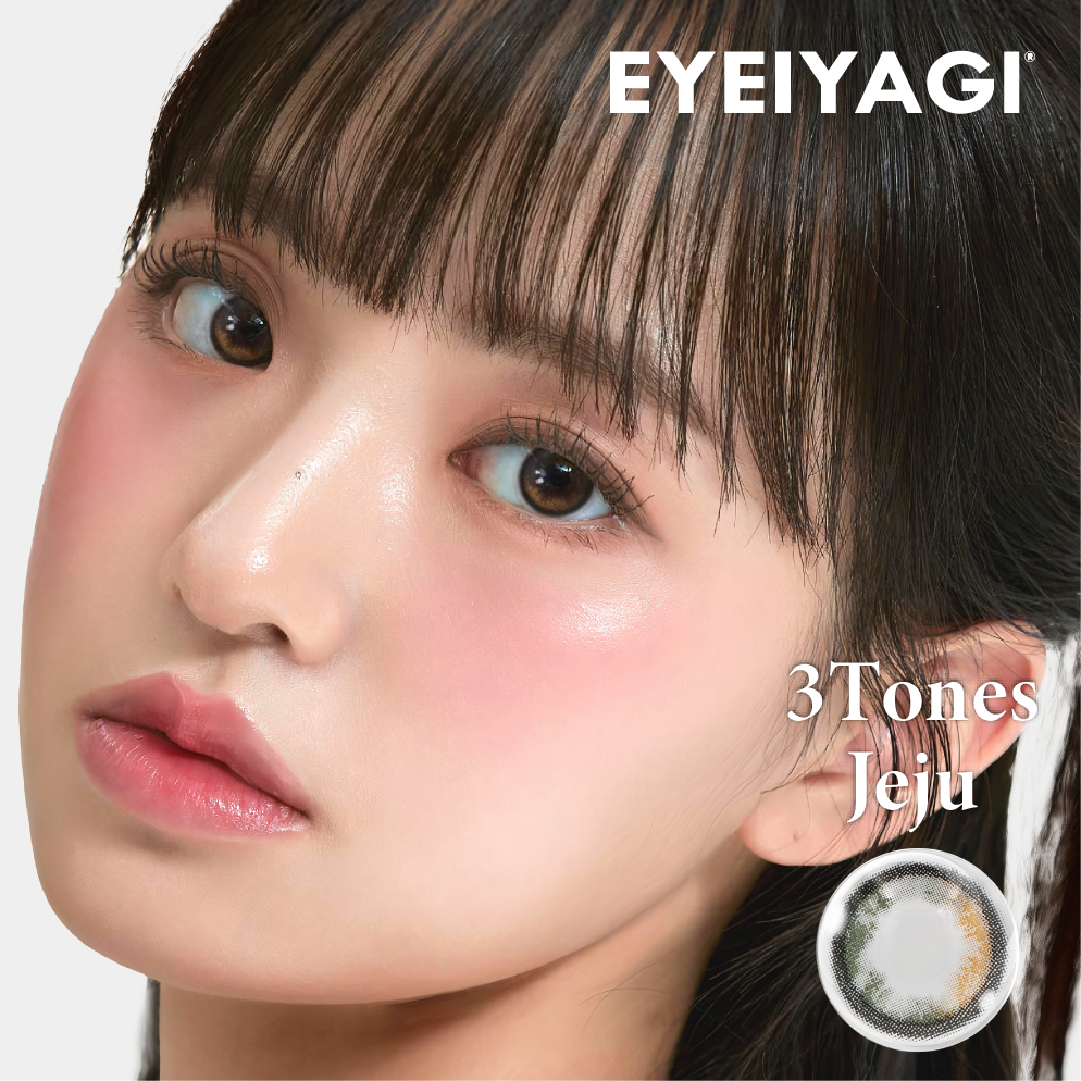 Kính Áp Tròng EYE IYAGI 3 TONES JEJU BLACK | (HSD 1-3 tháng)