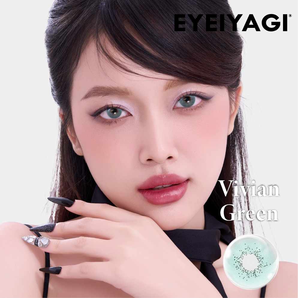 Kính Áp Tròng EYE IYAGI VIVIAN GREEN | (HSD 1-3 tháng)