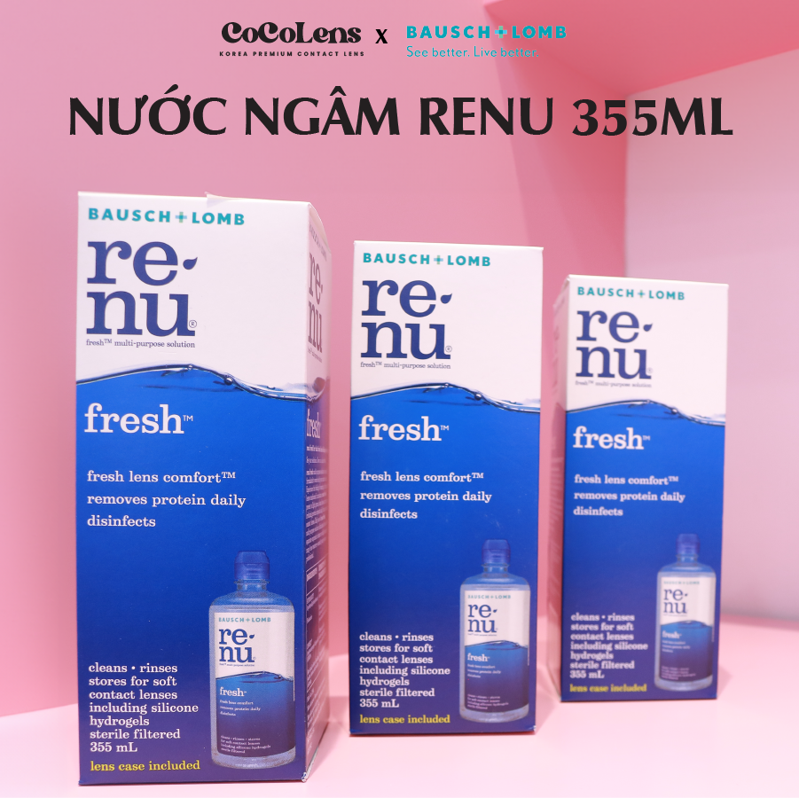 Nước Ngâm Lens RENU Fresh Multipose 355ML